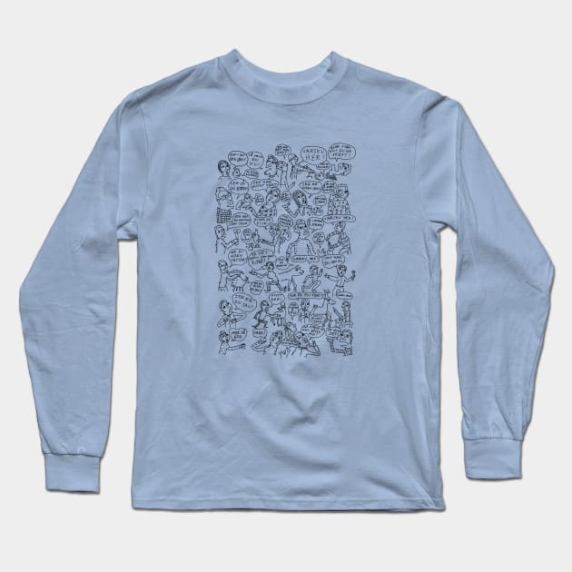 Varsku Her Long Sleeve T-Shirt by sambartlettart